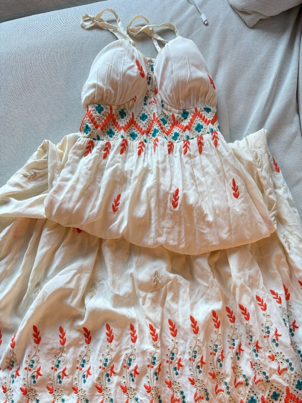 Maxi Embroidered Dress | Summer Dress
